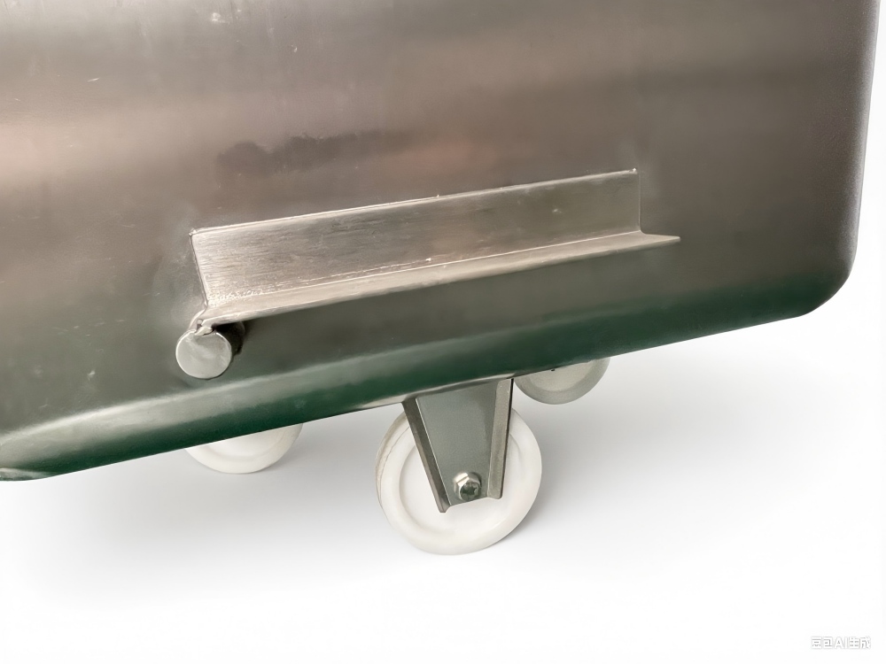 200L 304 s/s Tote Bins with Lid for Slaughterhouses