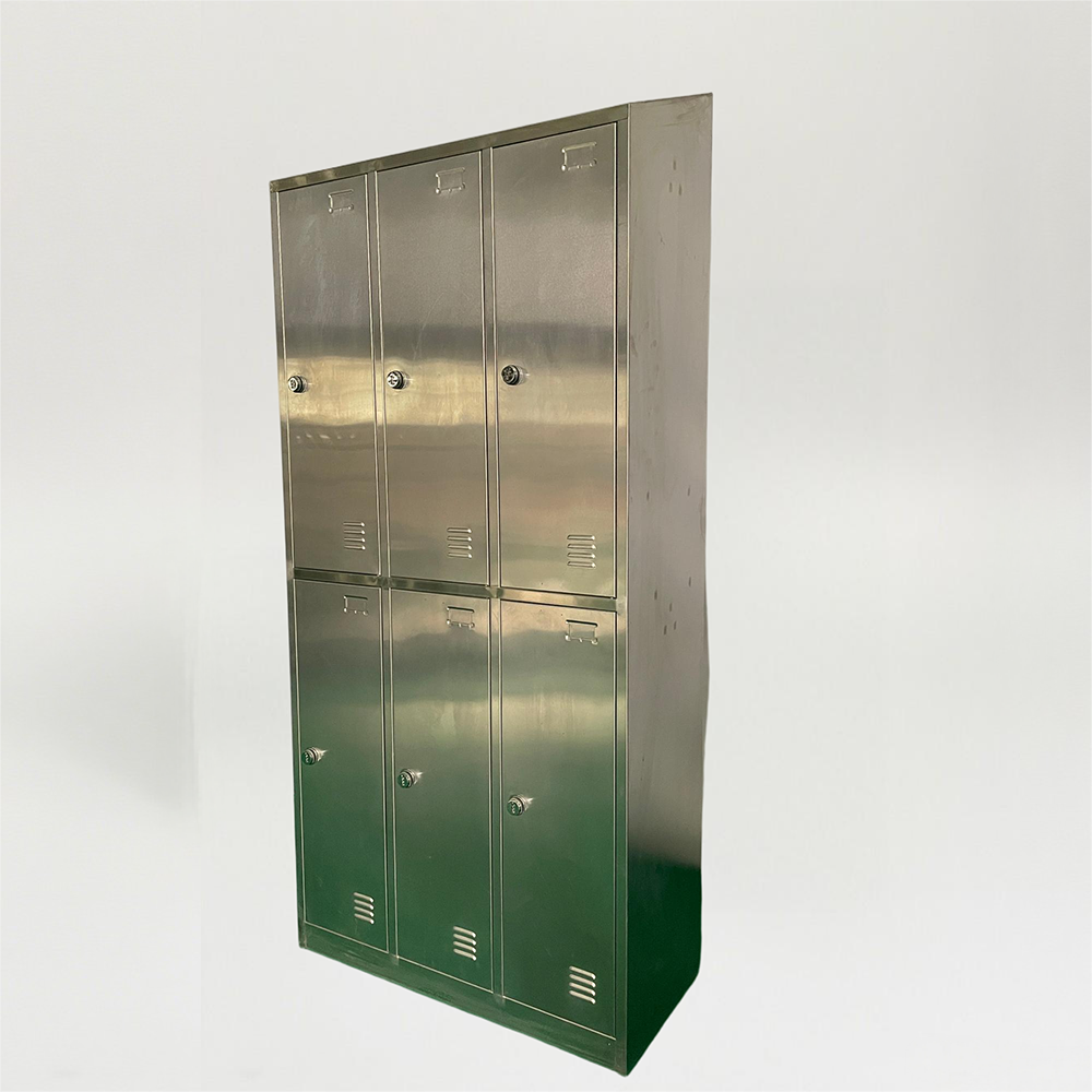 Stainless Steel 6-door Locker