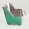 200L 304 s/s Chuted Tote Bin for Slaughterhouses