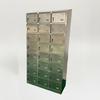 24-compartment Stainless Steel Shoes Storage Cabinet