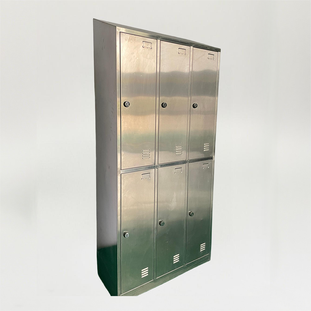 Stainless Steel 6-door Locker