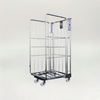 Nestable Cage Trolley on Wheels 3-Sided