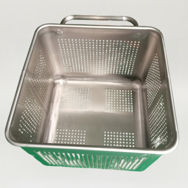 200L 304 s/s Perforated Tote Bins for Slaughterhouses