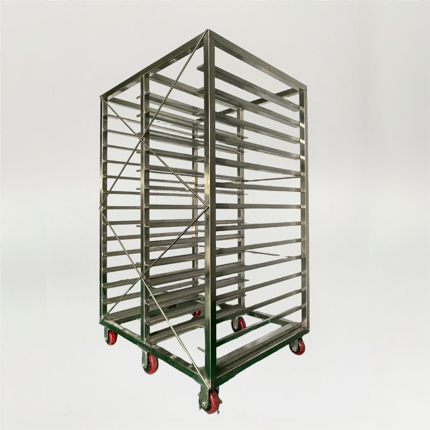 Reinforced Double-Tier Stainless Steel Freezing Rack