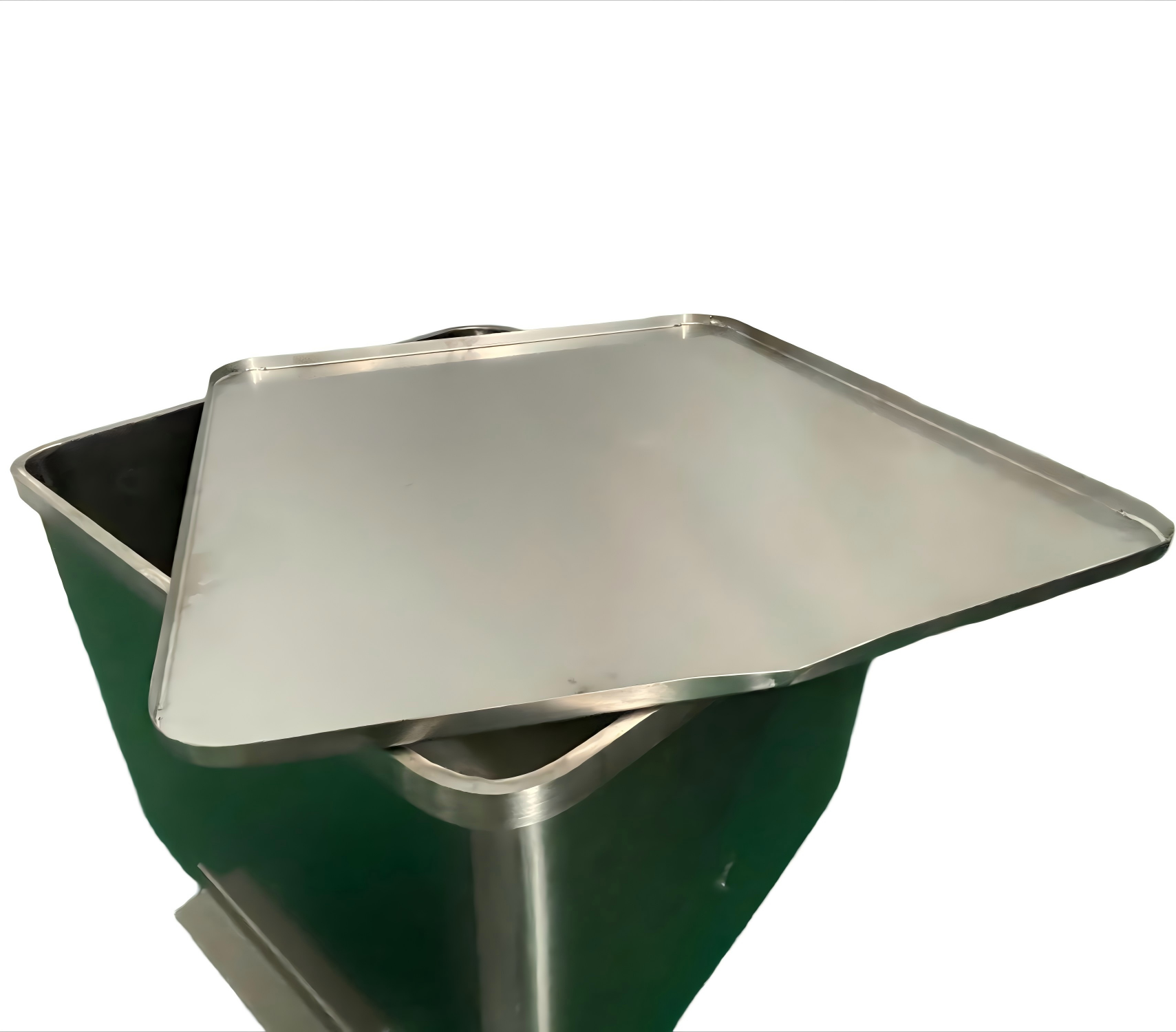 200L 304 s/s Tote Bins with Lid for Slaughterhouses