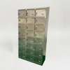 24-compartment Stainless Steel Shoes Storage Cabinet