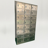 24-compartment Stainless Steel Shoes Storage Cabinet
