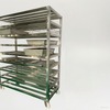 Heavy-Duty Double-Row Stainless Steel Freezer Rack