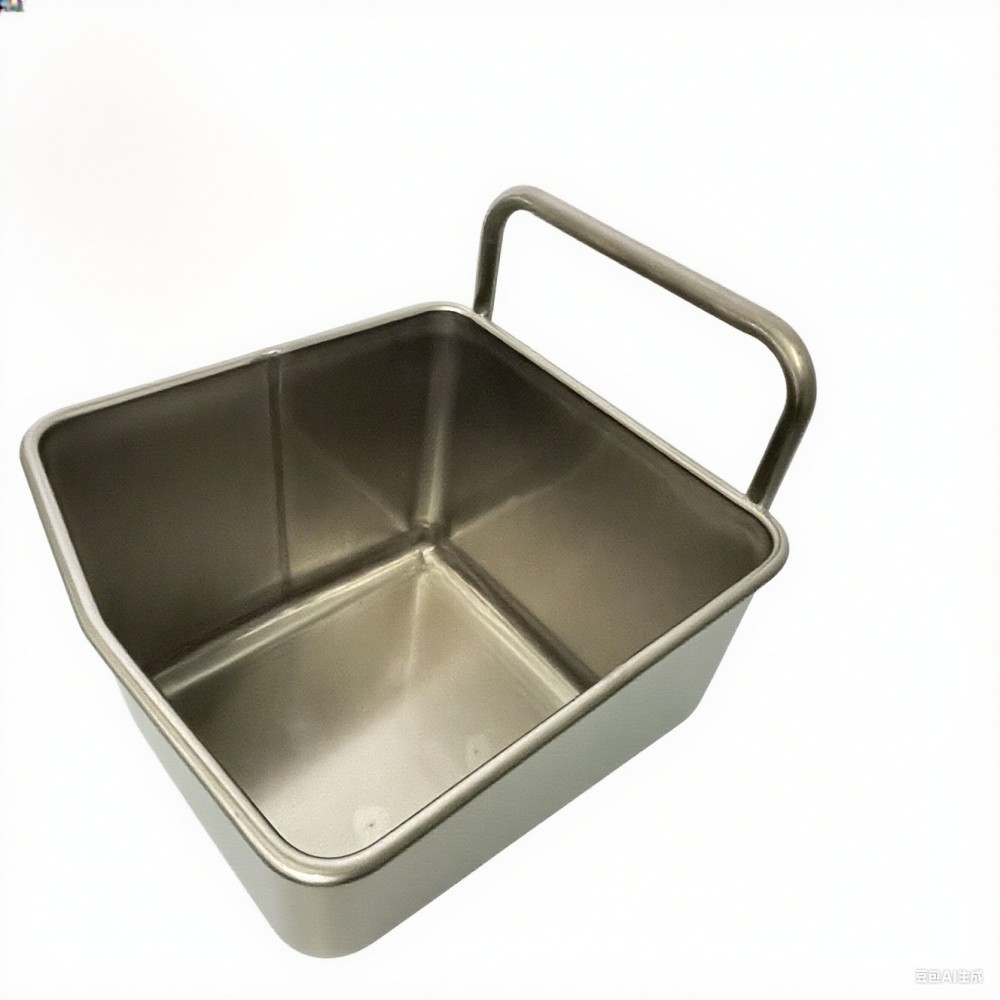 200L 304 s/s Tote Bins with Handle for Slaughterhouses