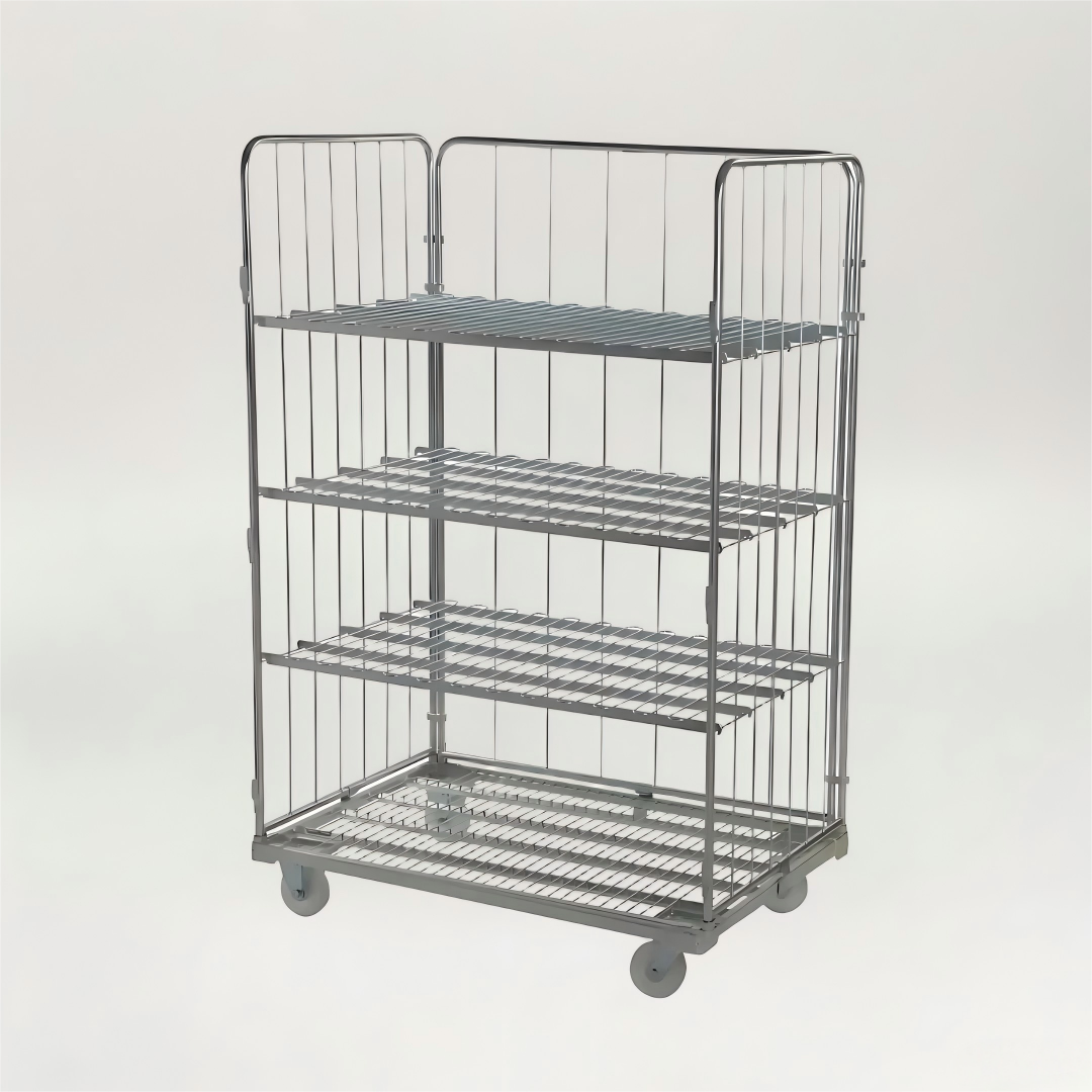 Jumbo Demountable Roll Cage Trolley 3 or 4 Sided