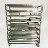Heavy-Duty Double-Row Stainless Steel Freezer Rack