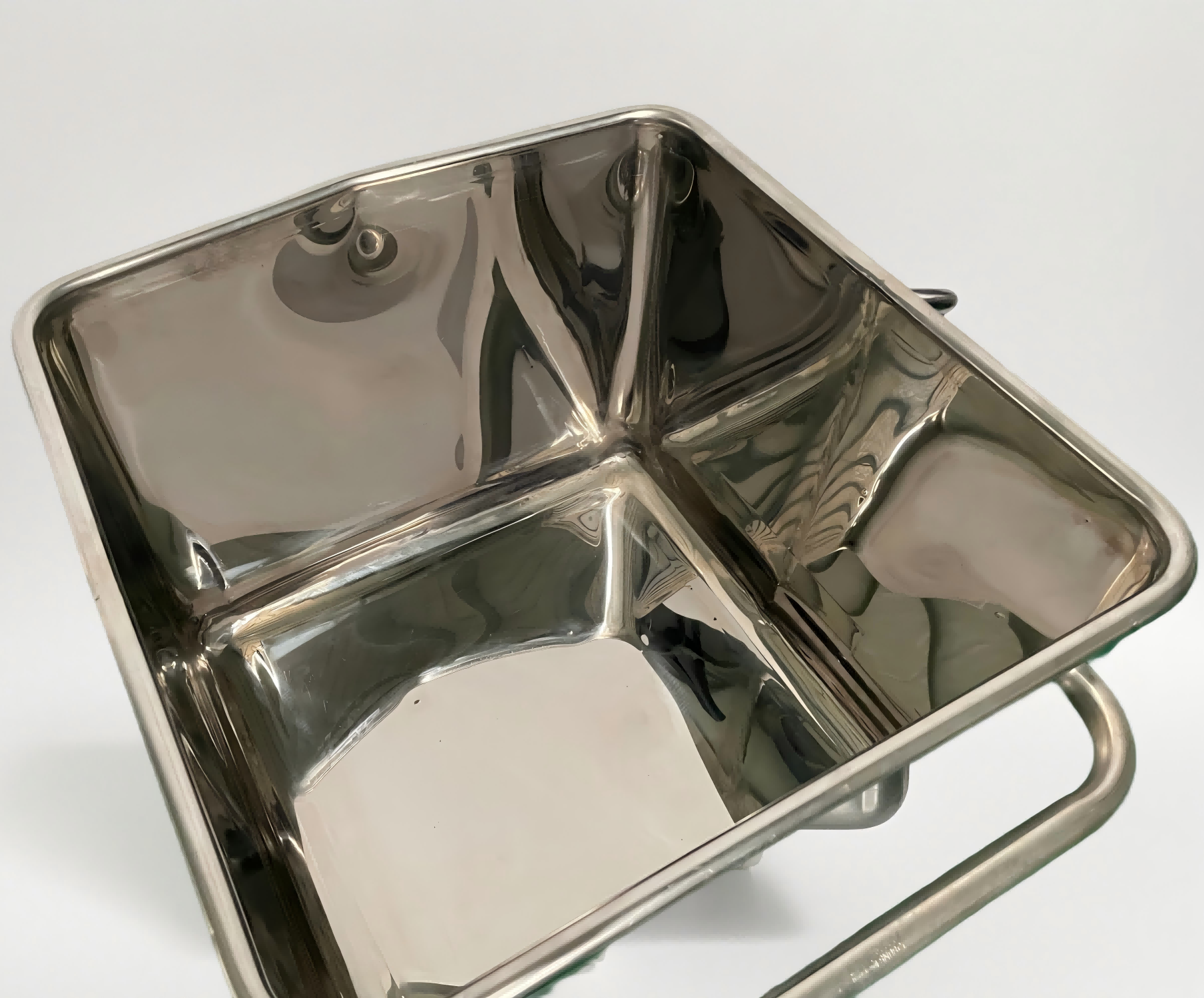 200L 304 s/s Mirror Surface Tote Bins for Slaughterhouses