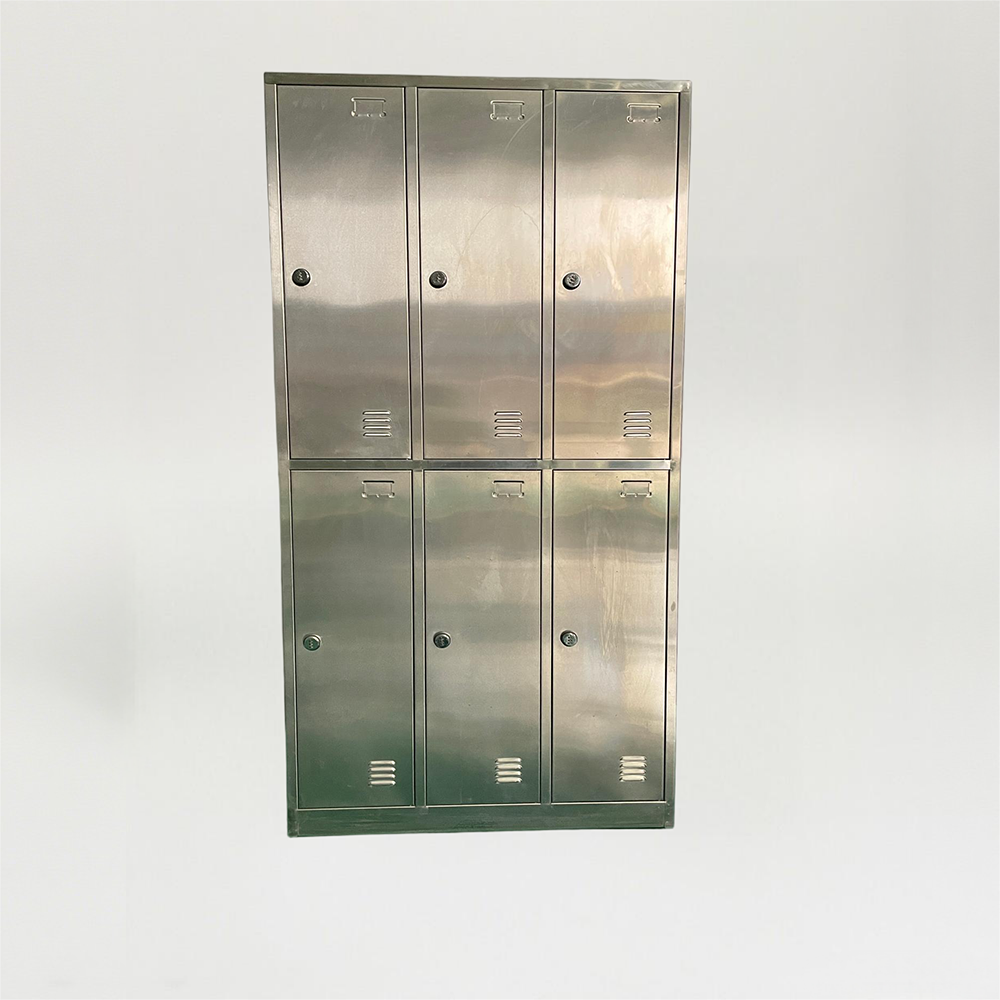 Stainless Steel 6-door Locker