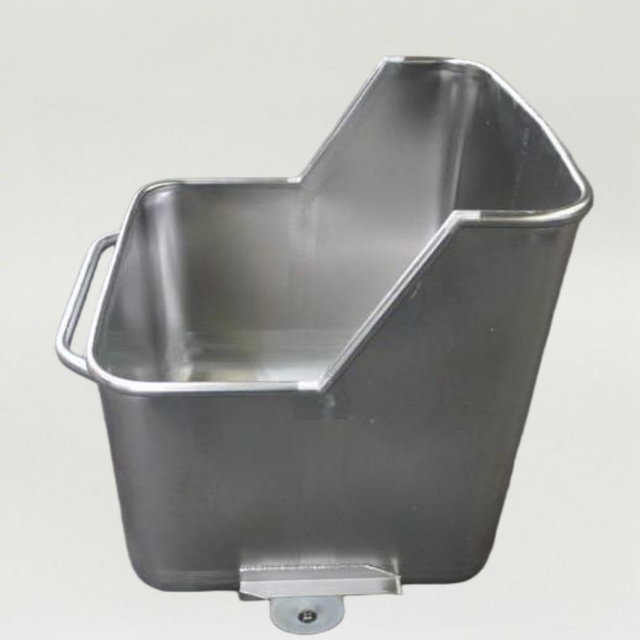 200L 304 s/s Chuted Tote Bin for Slaughterhouses